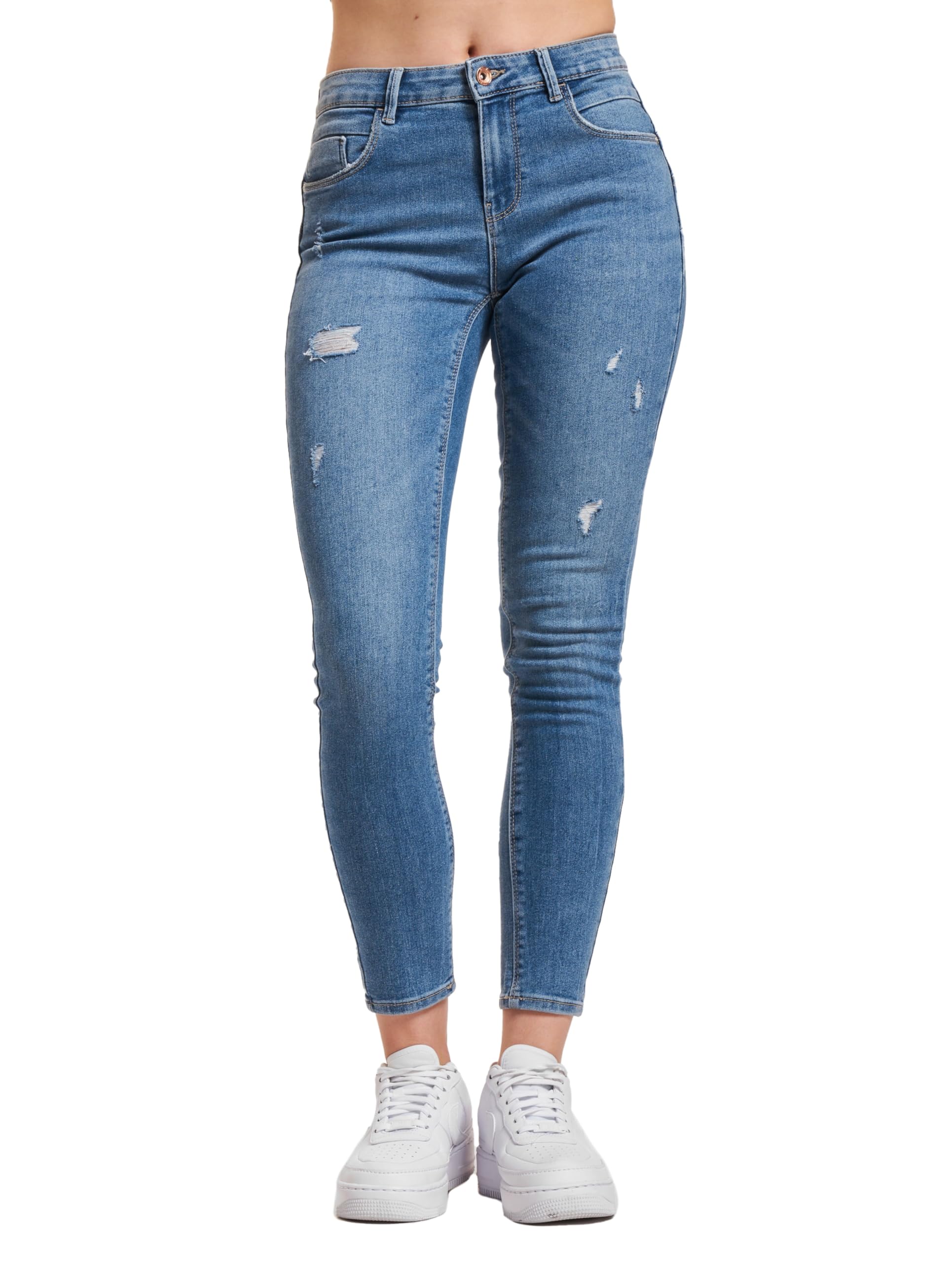 Only - Onldaisy Reg Push Up SK Ank Dest Pim Box, Women's Jeans
