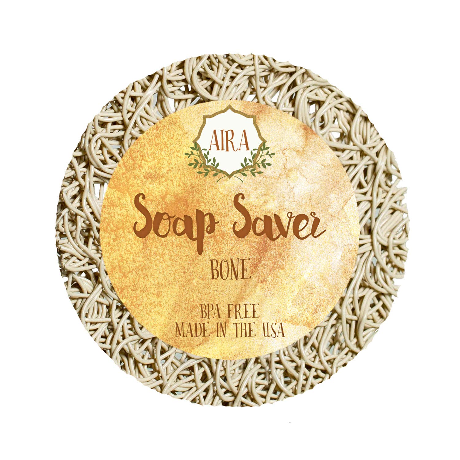 Aira Soap Saver - Dish & Holder Accessory - BPA Free Shower & Bath Holder - Drai