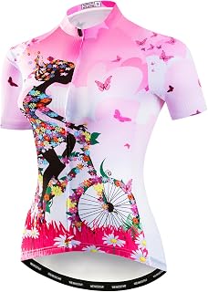JPOJPO Maillot de Cyclisme pour Femme Taille S-2XL - - Taille L