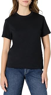 Amazon Essentials Women's Loose Fit Round Neck Cotton T-Shirt