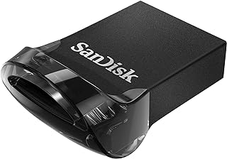 SanDisk 64GB Ultra Fit Flash Drive, USB 3.2, with transfer speeds up to 300MB/s