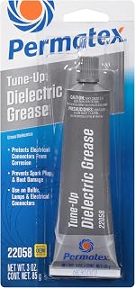 Permatex 22058 Dielectric Tune-Up Grease, 3oz. - High Performance Dielectric Grease Used to Protect Terminals, Spark Plugs, Wiring and Other Electrical Connections Against Salt, Dirt, and Corrosion