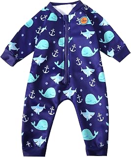 Swimbubs Baby Swimming Warm Suit Boys Fleece Lined Wetsuit Girls UV UPF50 Sun Protection Swimsuit