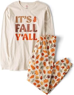 The Children's Place Family Matching Halloween and Holiday Pajama Sets, Cotton