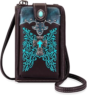 Montana West Small Cell Phone Crossbody Purse for Women RFID Blocking Cell Phone Wallet