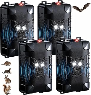 2026 Ultrasonic Under Hood Rodent Repellent for Car Engine (4-Pack) | Ultrasonic Mice Repellent Indoor Rat Deterrent Mouse Repellent, Keep Rodents Out of Vehicles, Garages, Attics
