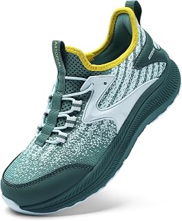 Kids Wide Toe Box Slip On Sneakers - Orthopedic Walking Running Shoes for Boys & Girls - Arch Support Lightweight Athletic Tennis Shoes for Youth