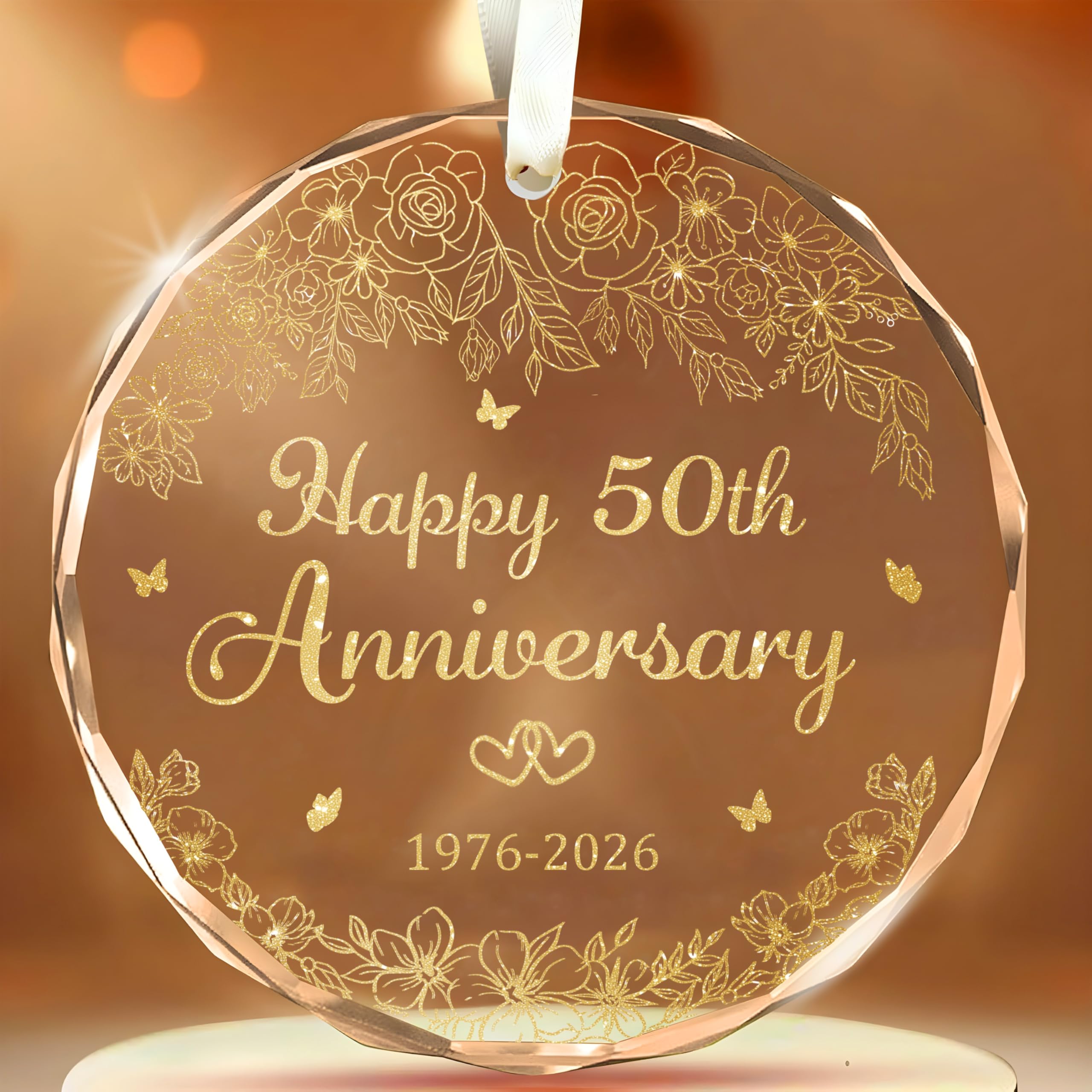 50th Anniversary for Couple - Gift for 50th Wedding Anniversary 2026 - Golden An