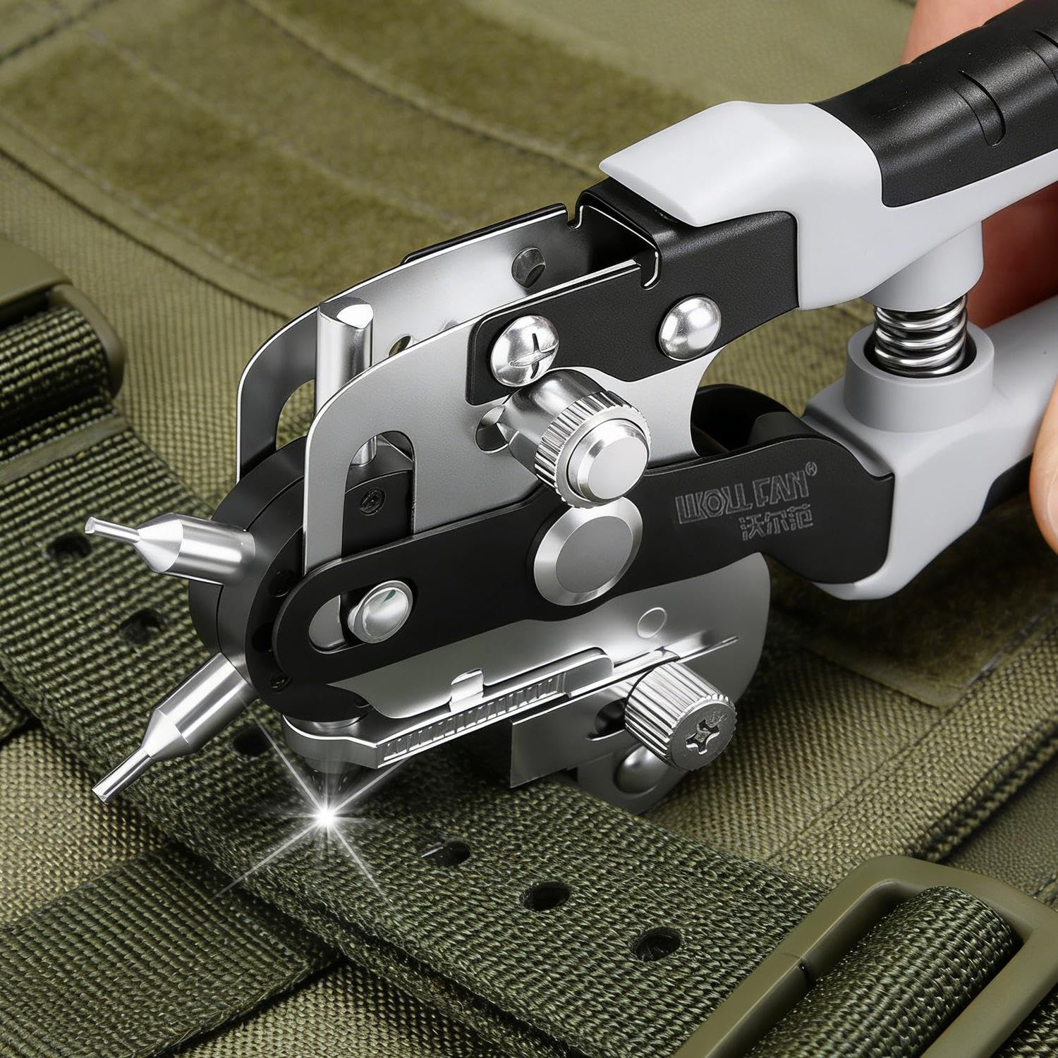 Multi-Functional Punch Pliers Round Hole Tool for Watchband Strap Leathercraft B
