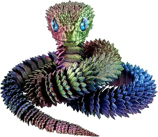 3D Printed Animals Snake, 24 Inch Surprise Mystery Fidget Anaconda Toy-HLL