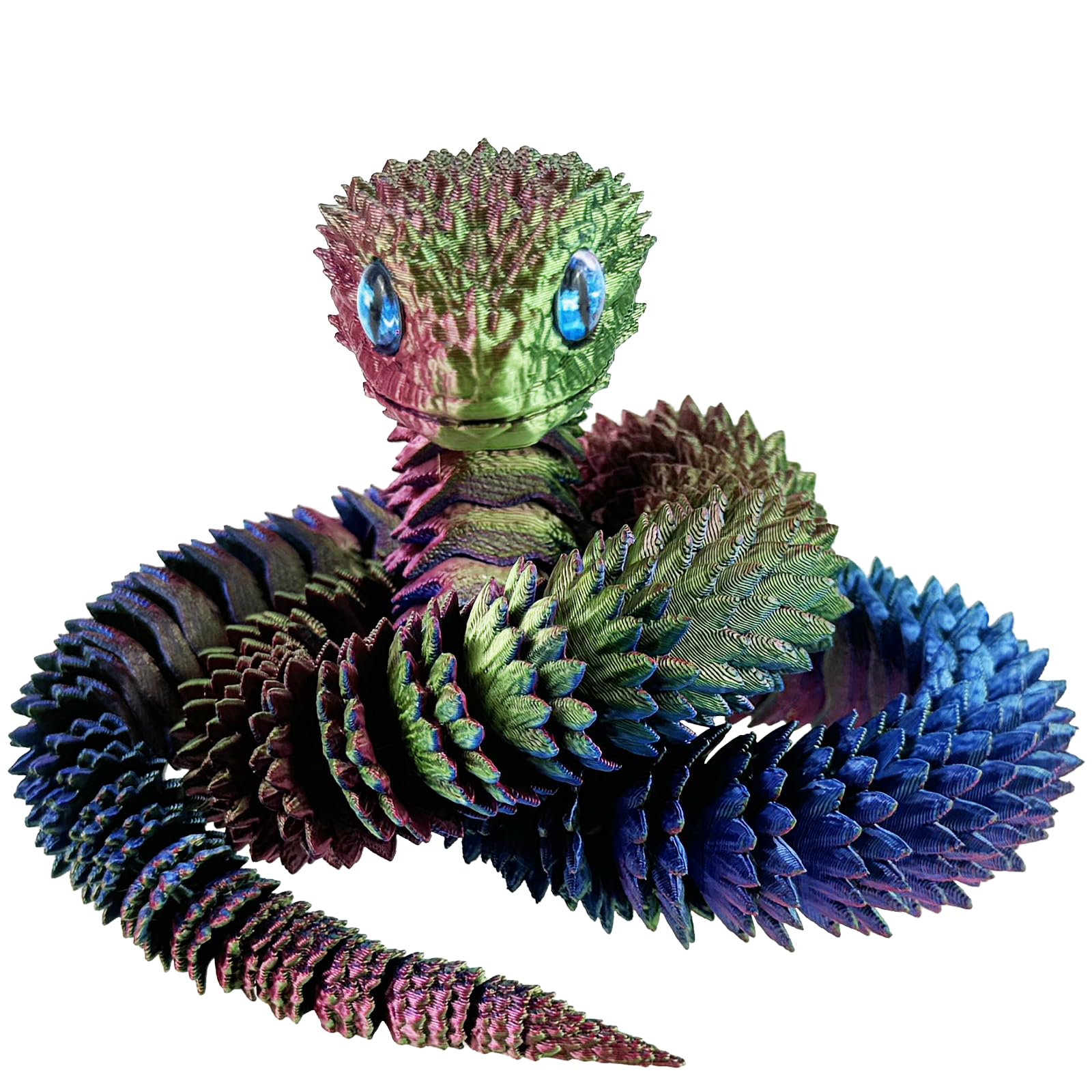 3D Printed Animals Snake, 24 Inch Surprise Mystery Fidget Anaconda Toy-HLL