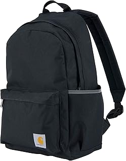 Carhartt Classic 21L Backpack Black | Classic Laptop, Water-Resistant Pack with 15" Laptop Sleeve and Organizational Compartments