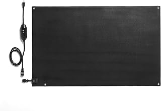 HeatTrak Heated Snow Melting Mats for Entrances - Heated Outdoor Mats - Trusted Snow and Ice Melt Products - Includes GFCI Power Cord - No-Slip Heating Entrance Mat (30" x 48")