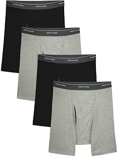 Fruit of the Loom Men's No Ride Up Boxer Brief