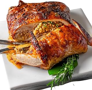 Creole Foods Turducken - 15 lb Gourmet Stuffed Poultry, Pre-Seasoned Turkey Duck Chicken with Dressing, Serves 20-25, Authentic Louisiana Holiday Meal (CORNBREAD 15LB)