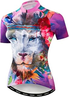 Women's Cycling Jersey Short Sleeve Bike Shirt Top Lady Biking Clothing