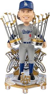 Kike Hernandez Los Angeles Dodgers 2025 Back to Back World Series Champions Celebration Bobblehead MLB
