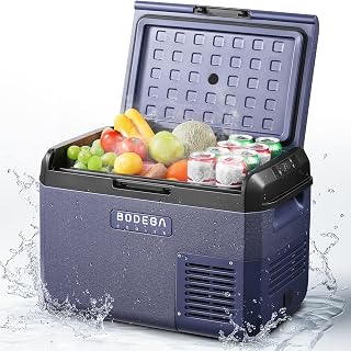 BODEGA 12 volt Car Refrigerator - 26QT Portable Freezer IPX4 Waterproof Car Fridge Electric Cooler Ultra-Quiet for Truck Van Camping Travel 12/24V DC 110~240 Volt AC,-4℉~68℉