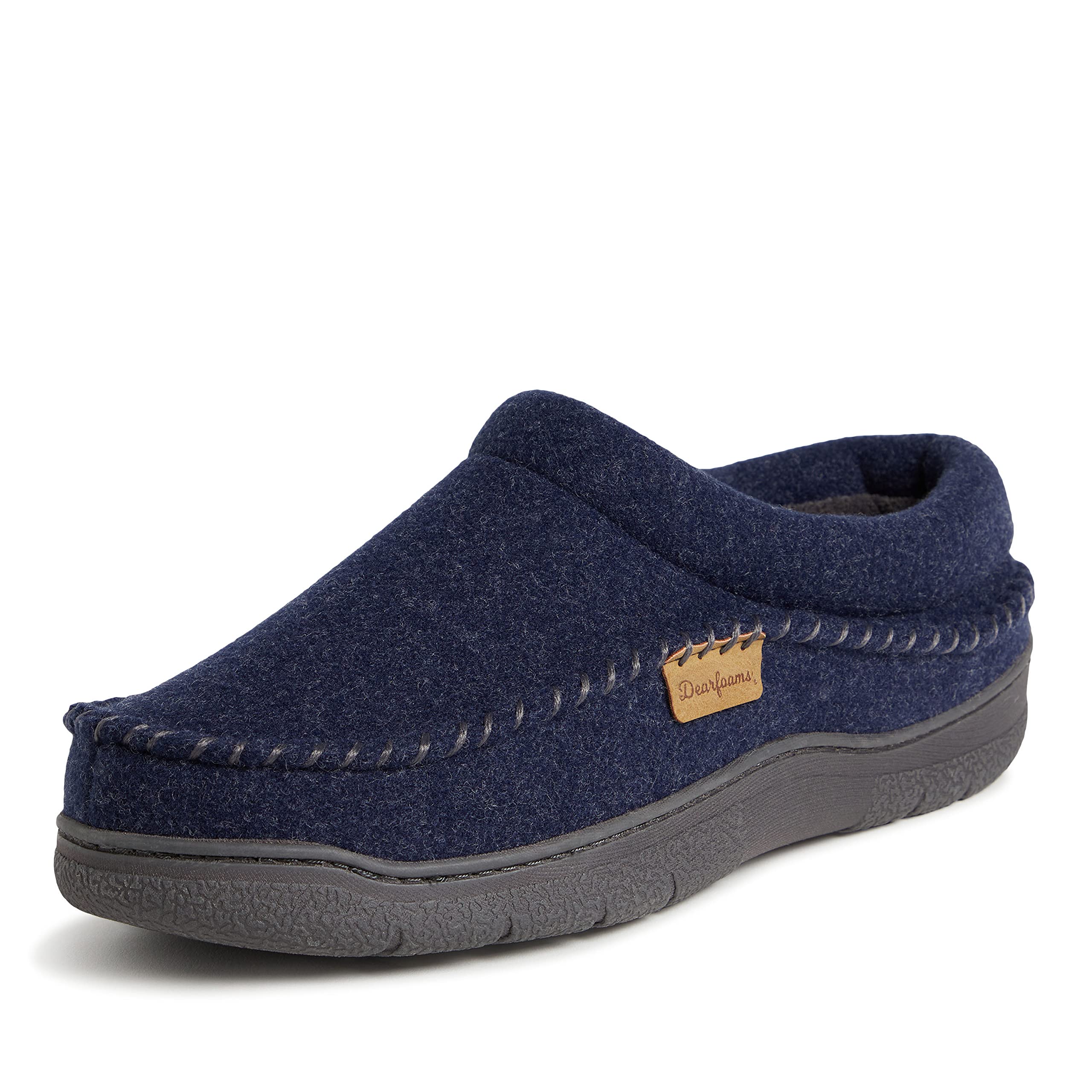 Dearfoams Men Thompson Microsuede Clogs Slipper