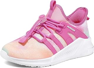 RUNSIDE Girls Lace-up Running Sneakers