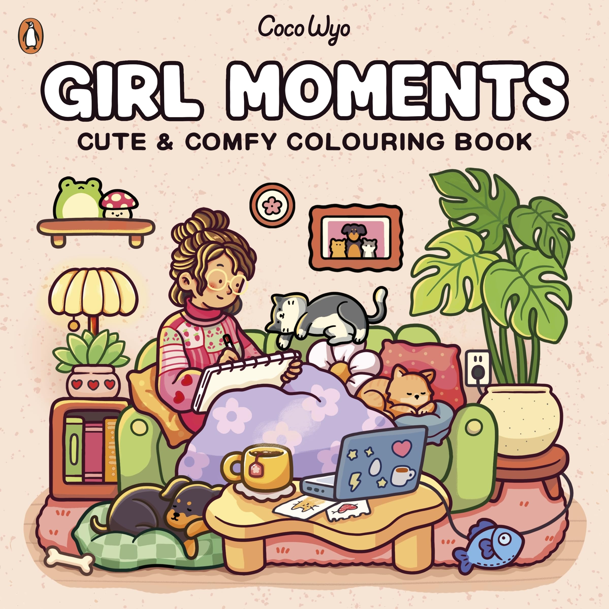 Girl Moments: A relaxing and cosy colouring book from the bestselling author (Co