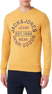 Jack & Jones Jjmikk Sweat Crew Neck Suéter pulóver Hombre (Pack de 1)