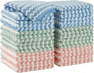 JOYMOOP Microfiber Cleaning Cloth, 18 Piece Set, Small, Multi Color