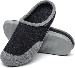 Mishansha Slippers Felt Comfort Slippers for Women Men Size 36-47