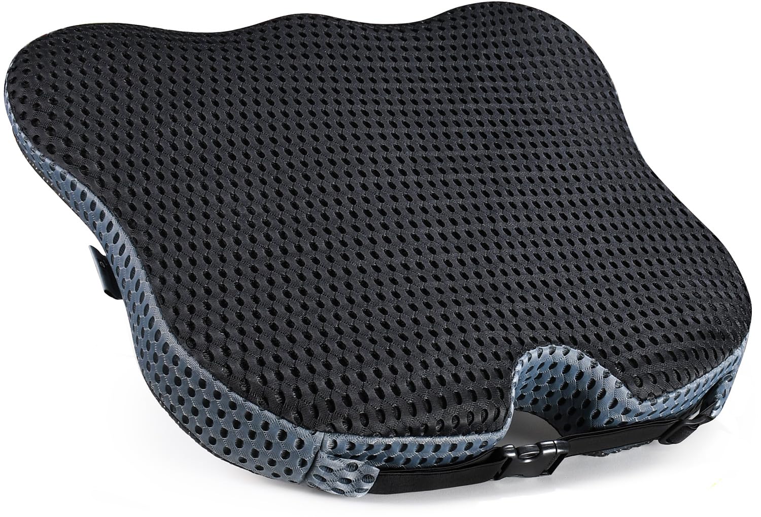 Wedge Car Seat Cushion for Driving for Better Visibility &amp; Sciatica Relief |