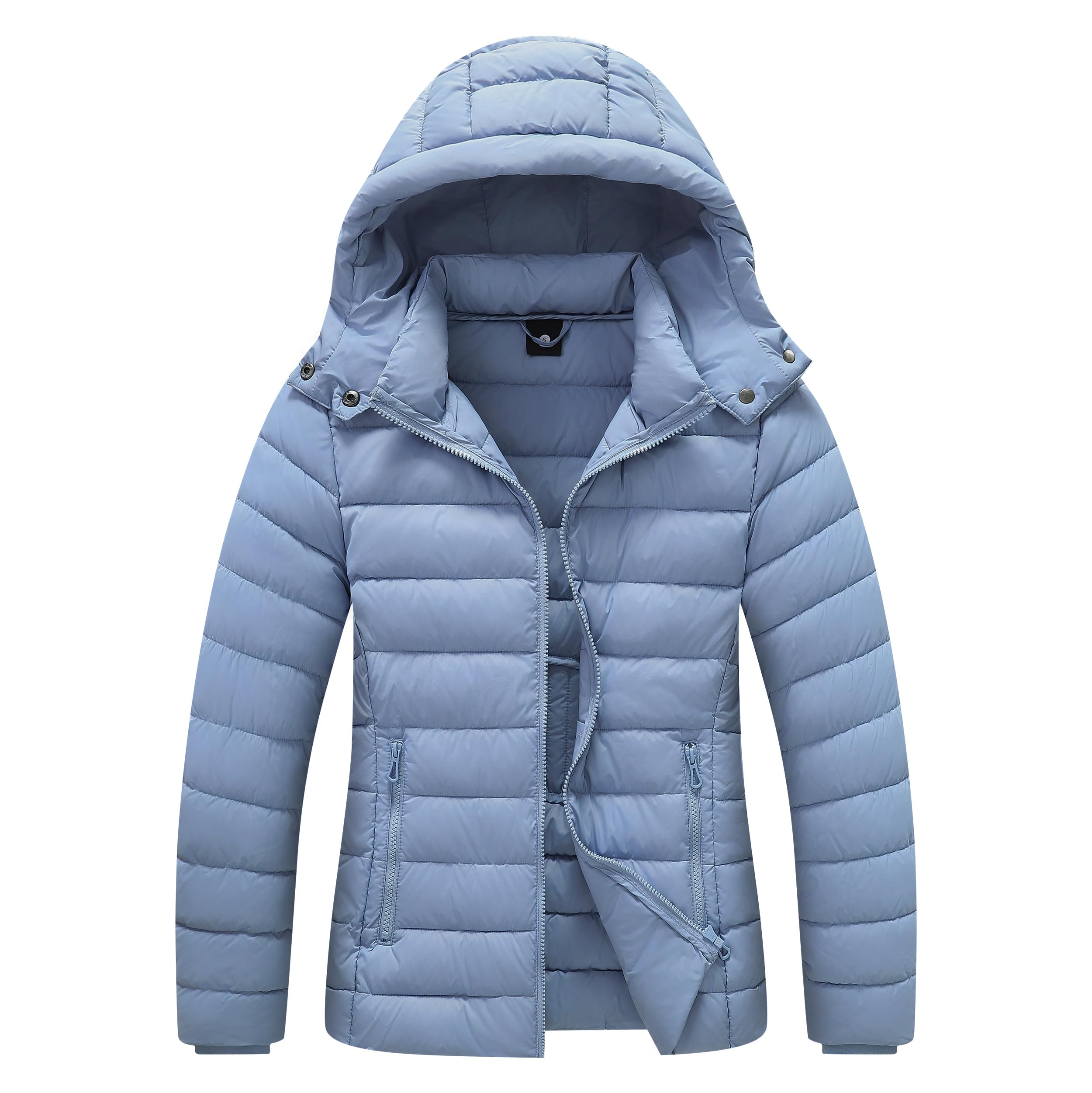 TDYPCI Women's Lightweight Waterproof Puffer Jacket Warm For Cold Winter