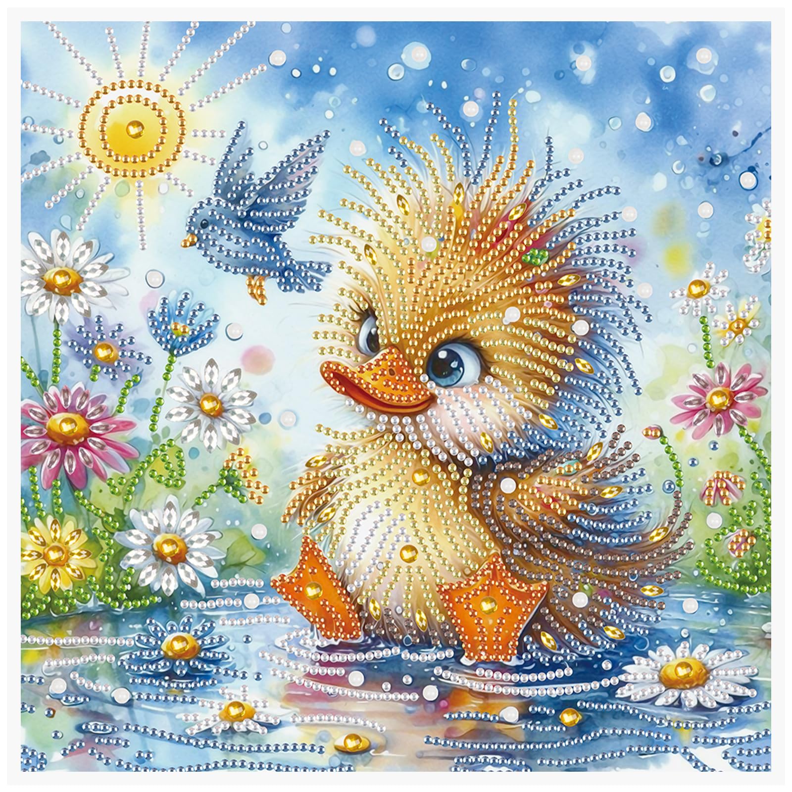 Diamond Painting Kits for Adults 5D Duck Special Shape Kits for Beginners Crysta