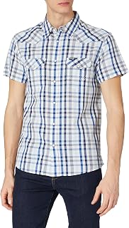Wrangler - Men's Shirt - Regular Cut - 27Mw - Dark Stone
