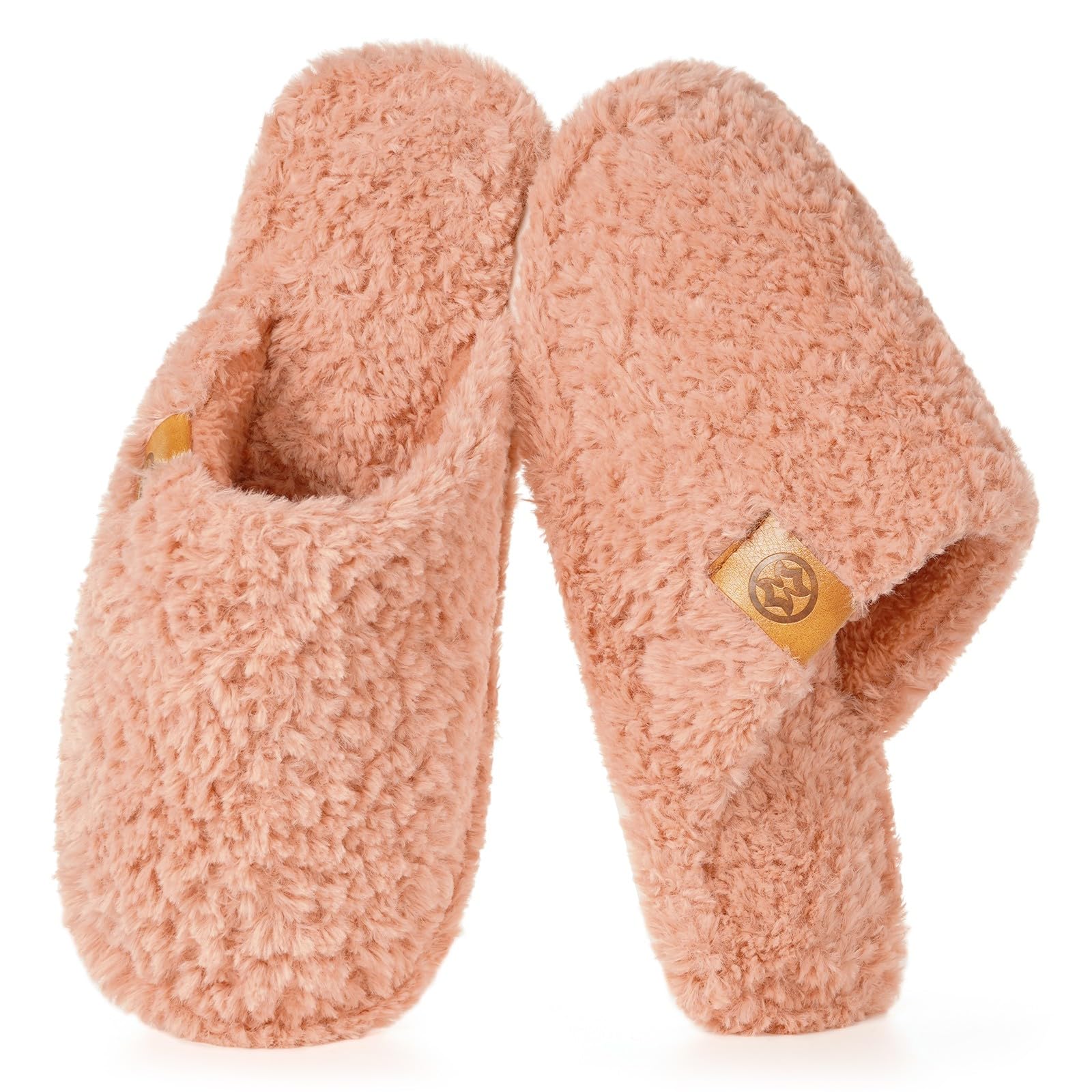 House Slippers with Memory Foam for Men Women Winter