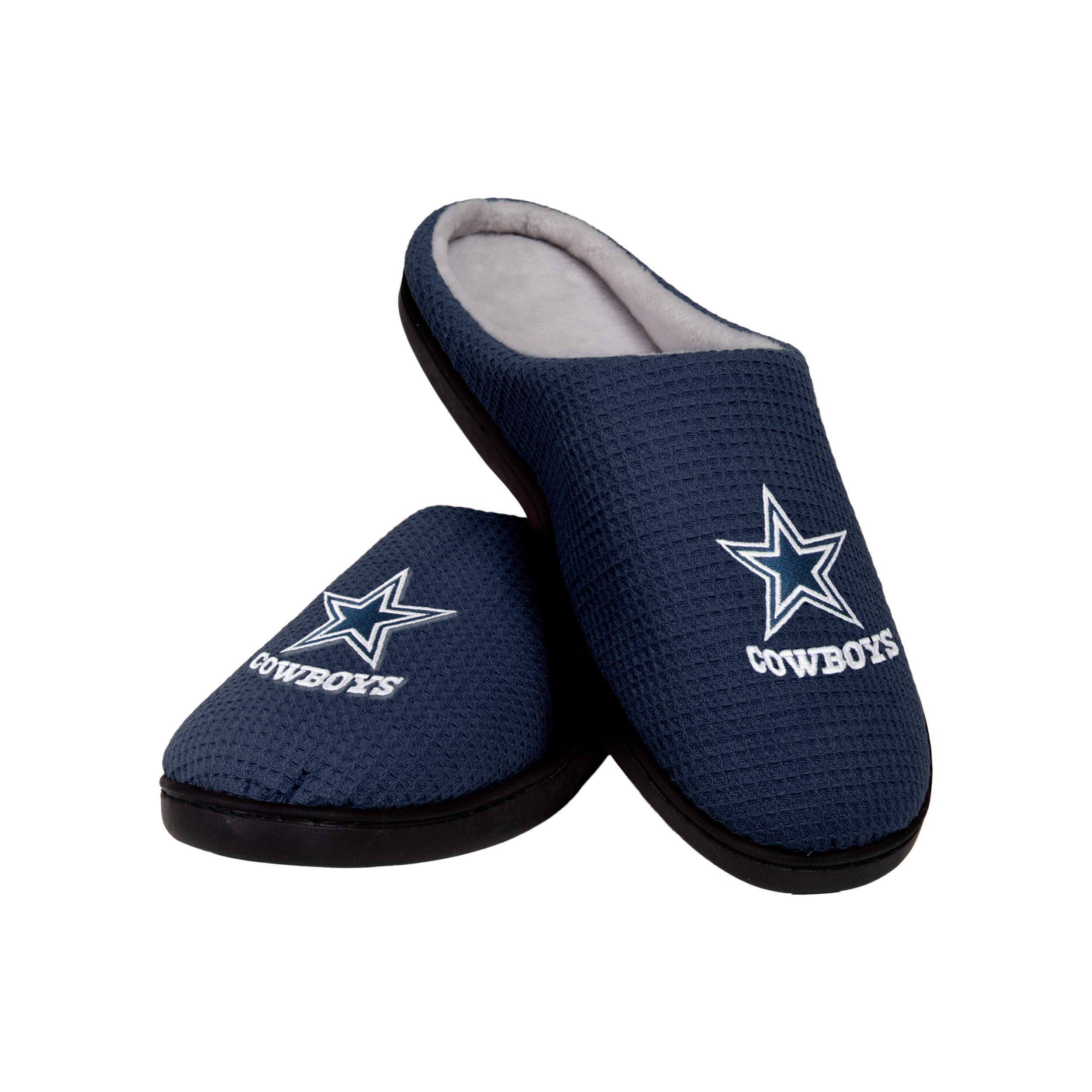 FOCO Men's NFL Team Logo Memory Foam Slide Slippers
