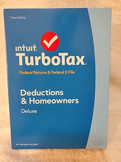 Turbotax 2014 Deluxe Tax Software CD FEDERAL RETURNS ONLY [PC & Mac] [Old Version]