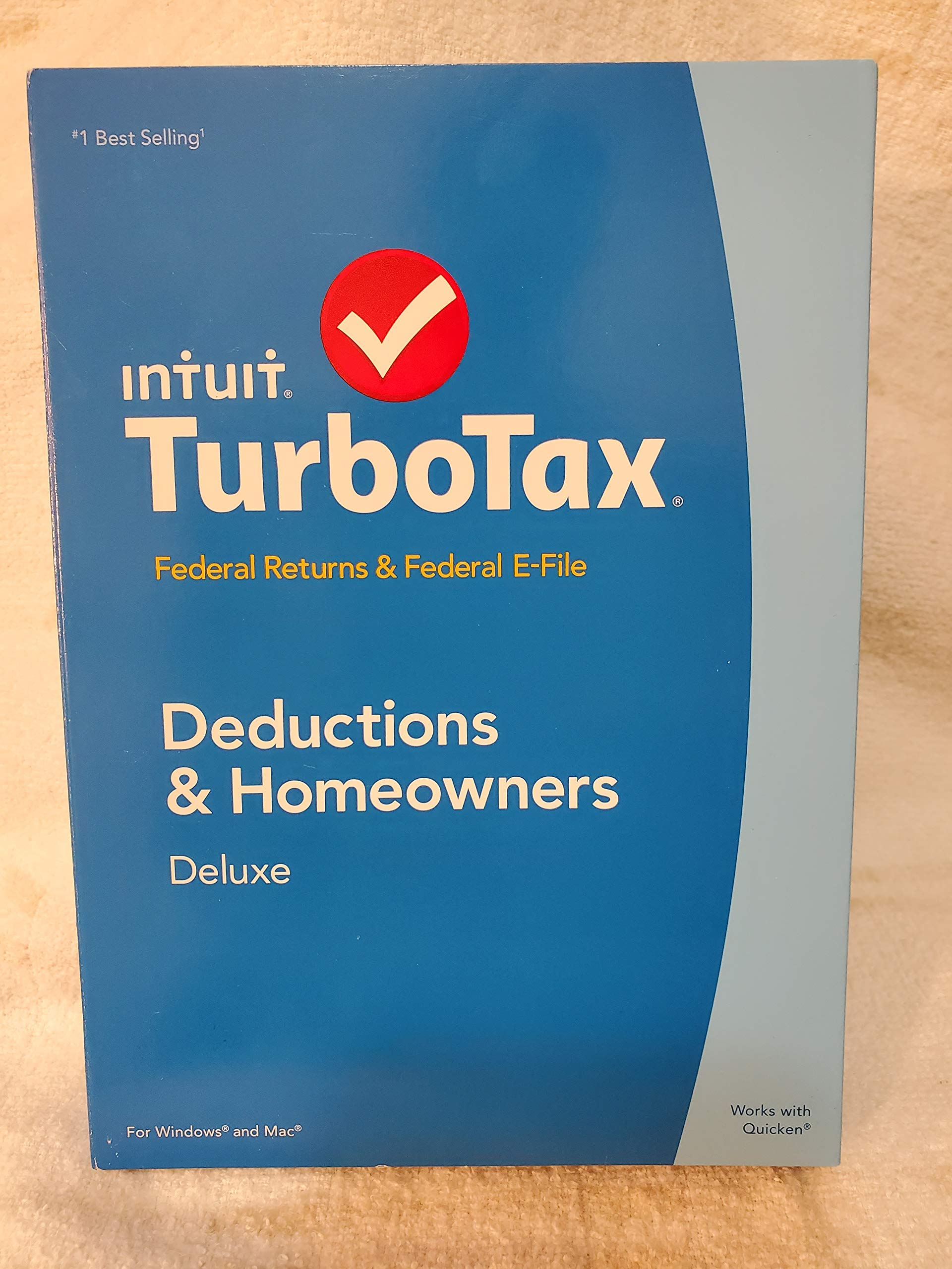 Turbotax 2014 Deluxe Tax Software CD FEDERAL RETURNS ONLY [PC & Mac] [Old Versio