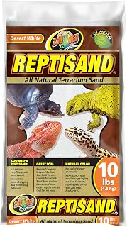 Zoo Med Labs ReptiSand Terrarium Sand, Desert White, 10-Pound