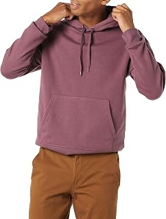 Amazon Essentials Men's Heavyweight Relaxed Fit Pullover Hooded Sweatshirt, Warm Fleece with Brushed Interior