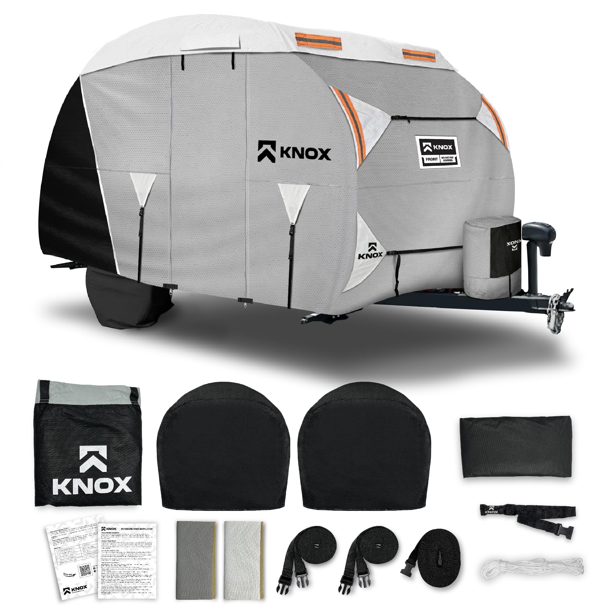 KNOX 2nd Gen R-Pod Cover, Anti-Tear APEX Fabric, Fits R-Pod Travel Trailer, RV a