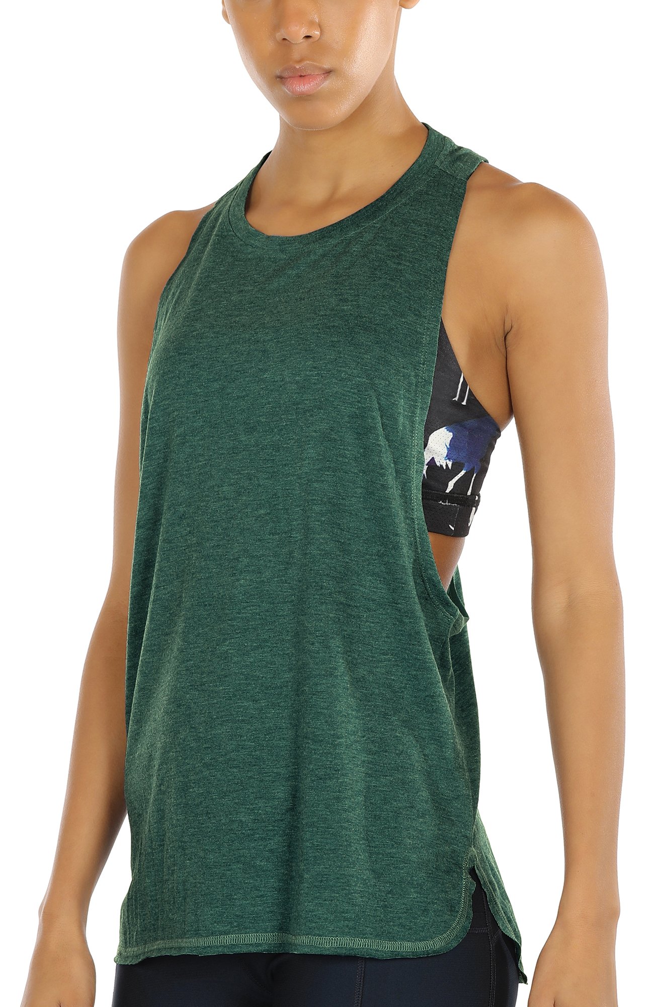 Icyzone Women's Casual Sports Tank Top – Yoga Fitness Shirt Racerback Tops Breat