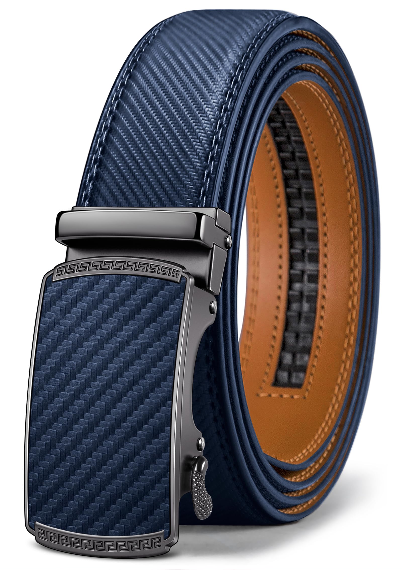 Bulliant Men's Belt Leather Reversible Belt 30 mm One Belt for Two Colours