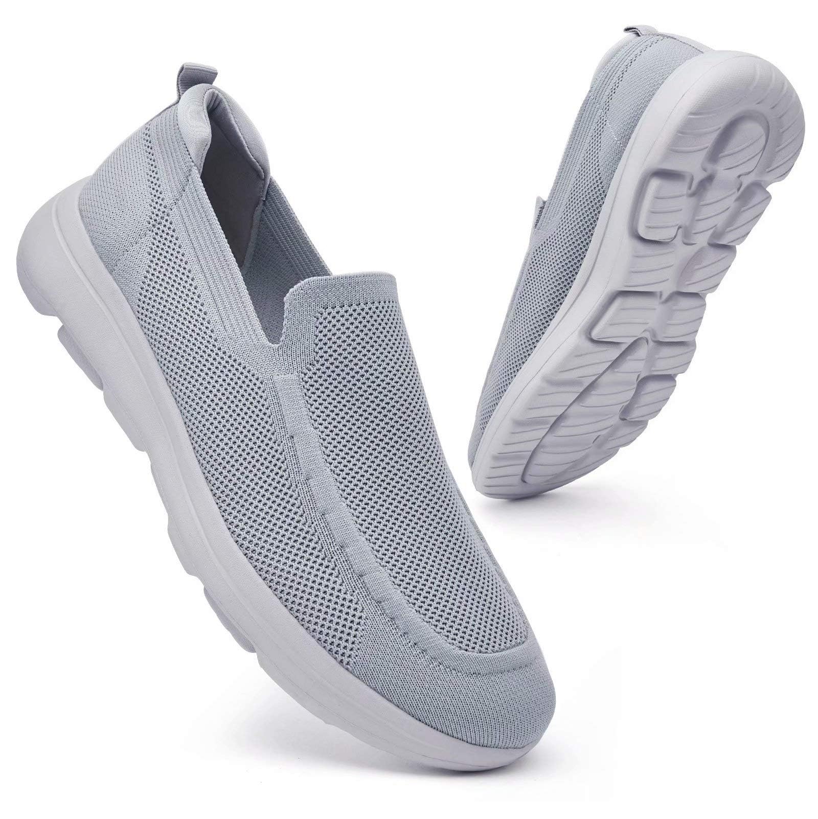 konhill Men's Slip-On Sports Shoes – Lightweight, Breathable and Comfortable for