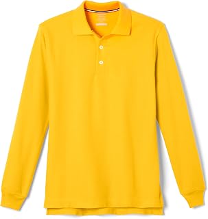 French Toast Unisex Kids Long Sleeve Pique Polo Shirt