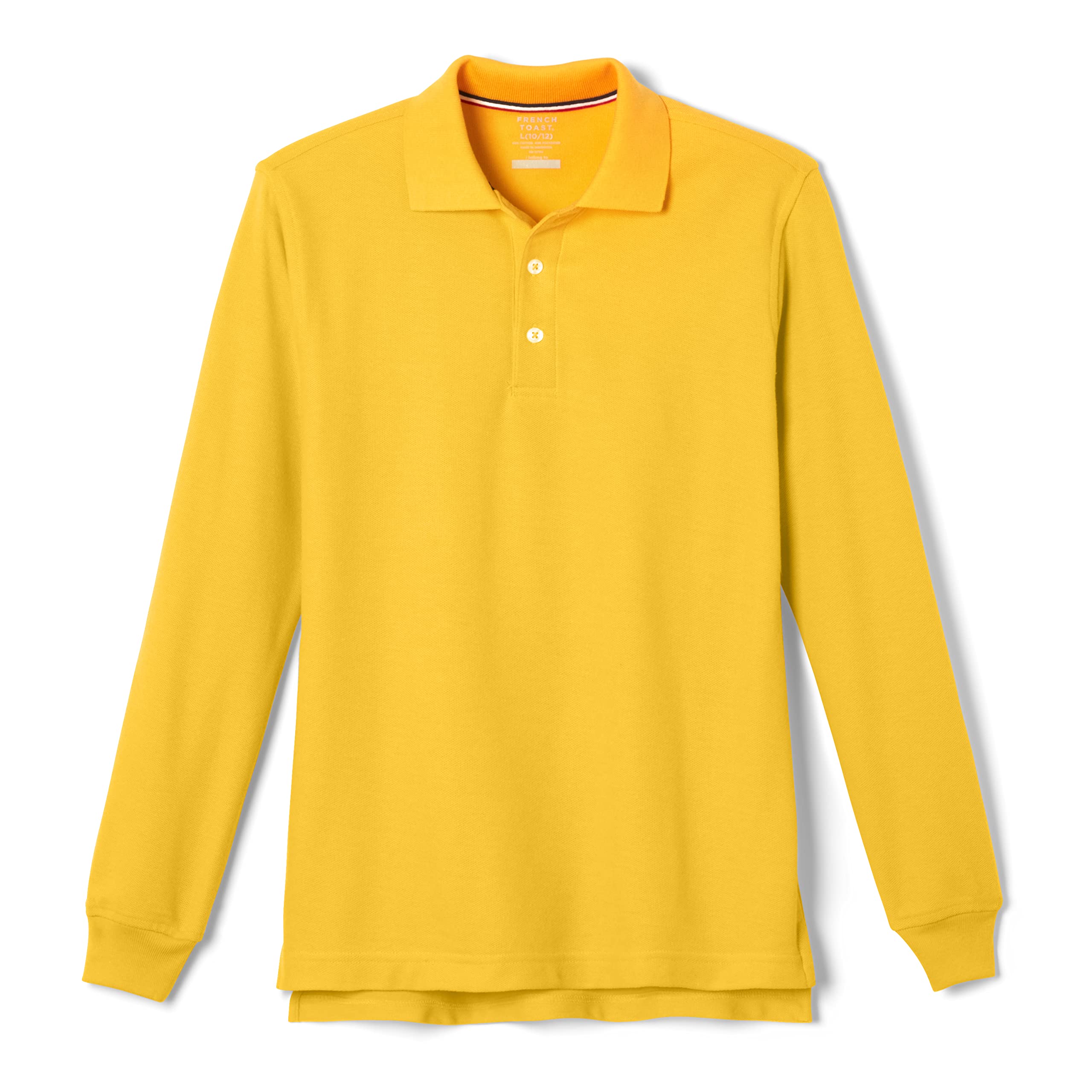 French Toast Unisex Kids Long Sleeve Pique Polo Shirt