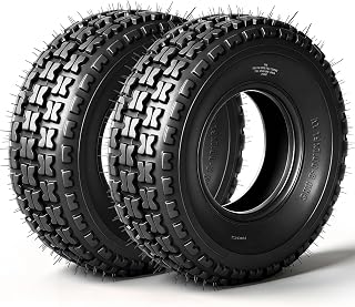 MOTOOS Set of 2 19x7-8 ATV UTV Tires, 4PR Tubeless All-Terrain Tires | 19x7x8 Mini Bike Tires, Heavy Duty, Non-Directional Tread for Mud, Trail, Sand – Fits compatible ATV, UTV applications