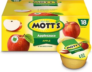 Mott's Applesauce, 4 Oz Cups, 18 Count