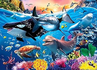 100 Piece Puzzles for Kids Ages 4-6 6-8 Year Old - Underwater World | Kids Puzzles Ages 5-8, Jigsaw Puzzle for Adults Toddler Children, Birthday Gifts for Boys & Girls, Learning Educational Toys