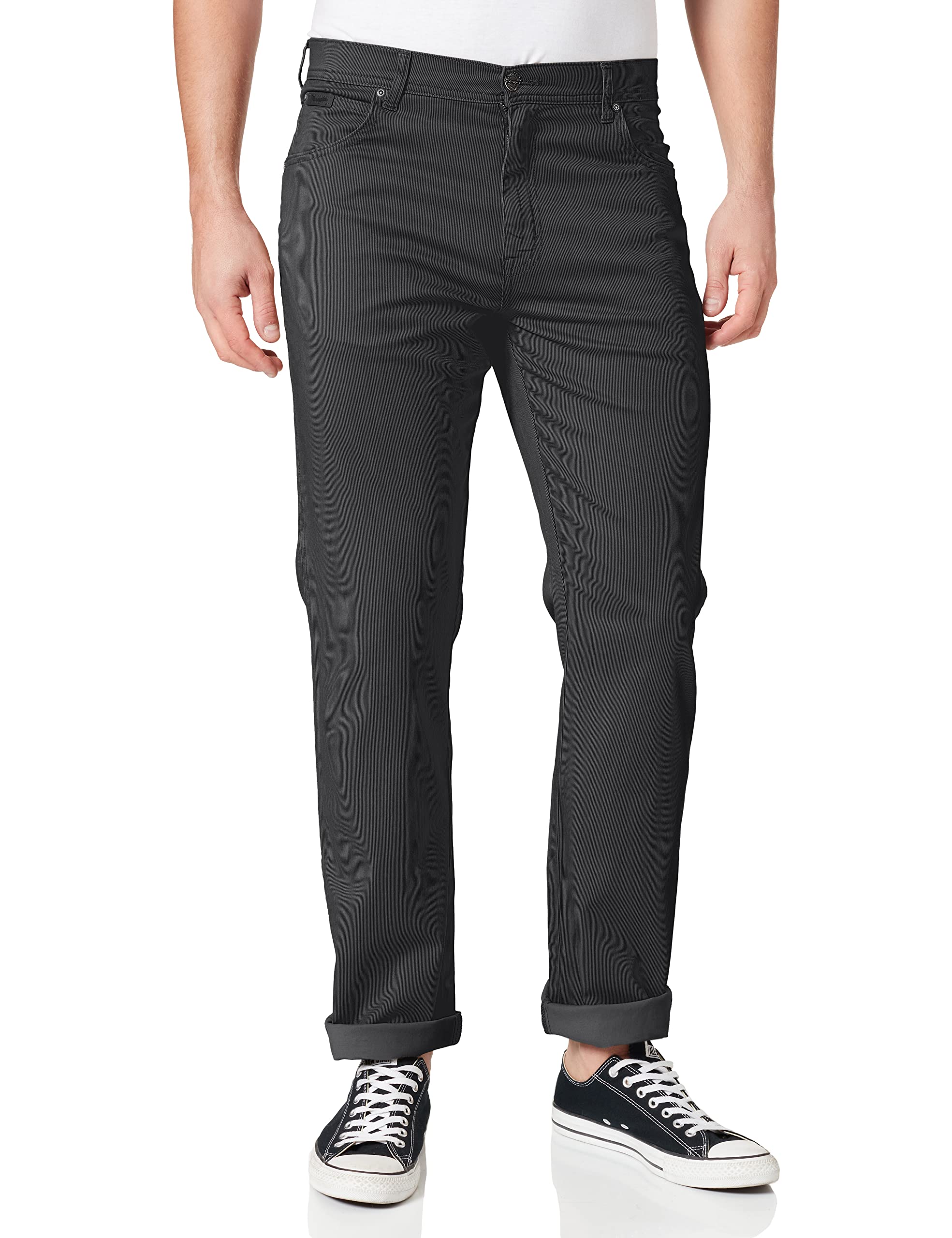 Wrangler - Men's Jeans - Authentic Straight Fit - Texas - Darkstone