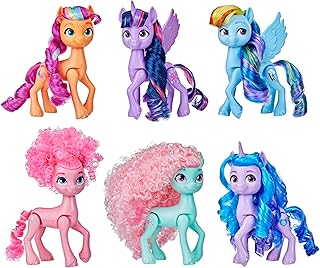 My Little Pony Dolls Rainbow Celebration, 6 Pony Figure Set
