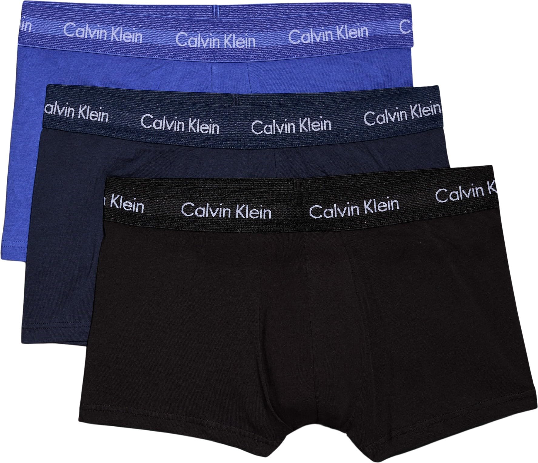 Calvin Klein Calzoncillos bóxer Hombre Pack de 3 Low Rise Trunks Ropa Interior